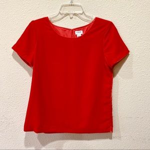 Last chance...J.Crew Factory Velvet Tee (NWT) XXS
